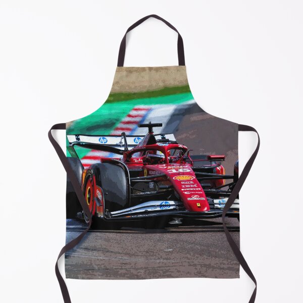 Item preview, Charles Leclerc racing his 2025 F1 car at the Imola Grand Prix abstract designed and sold by Rodissimus1984.