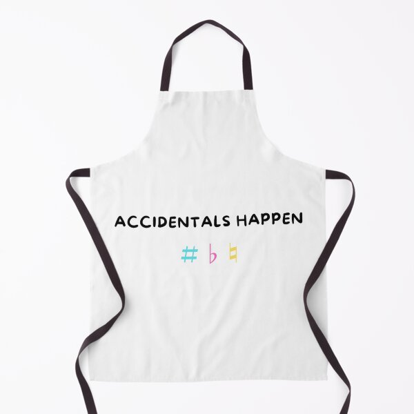 Item preview, Accidentals Happen Design – Funny Musician Design designed and sold by tompowellmusic.