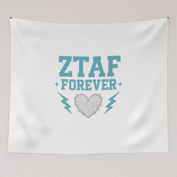 Item preview, ZTAF Forever – Grunge Zeta Sorority Heart designed and sold by summer-loving.