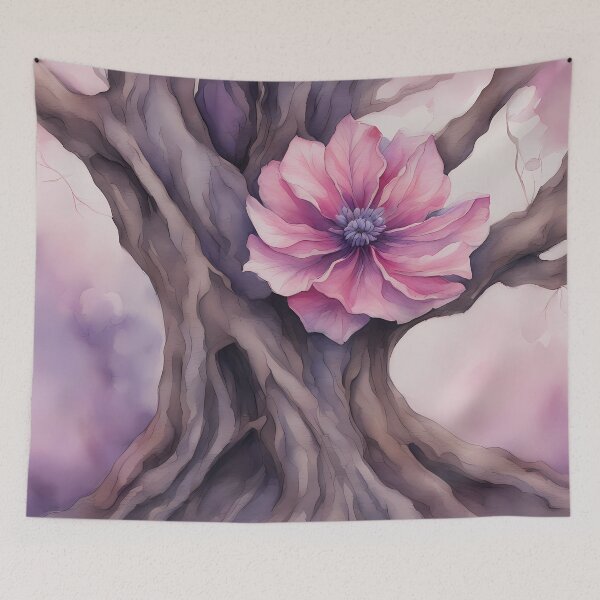 Item preview, Pink Flower in Old Tree designed and sold by CalmnessbyChoice.