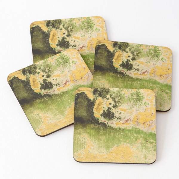 Item preview, Old wall with green and yellow colors designed and sold by felipequeiroz.