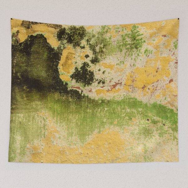 Item preview, Old wall with green and yellow colors designed and sold by felipequeiroz.