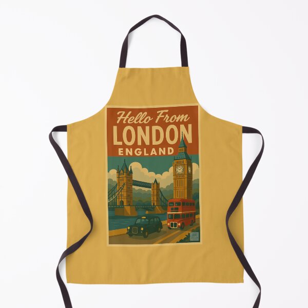 Item preview, Retro London Postcard designed and sold by SeeSquaredDesign.