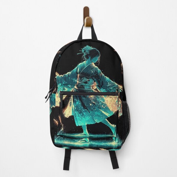 Item preview, Golden Teal Kimono Dance designed and sold by zzz888.