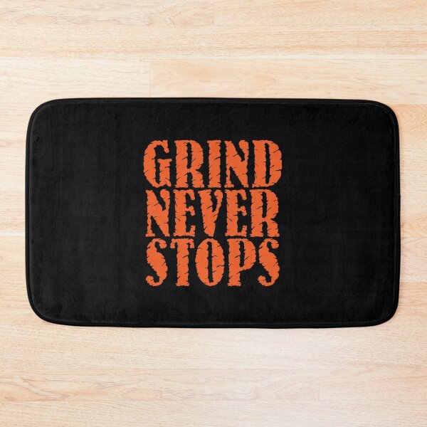Item preview, Powerful Gym Quote | Grind Never Stops designed and sold by typoinspired.