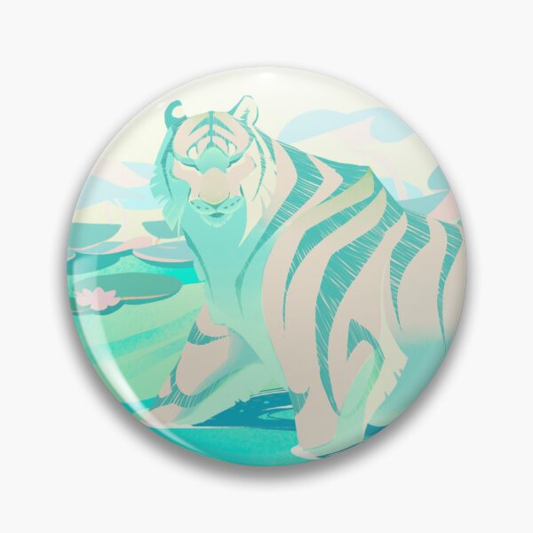 Item preview, Swimming tiger designed and sold by Giulia Sabatini.