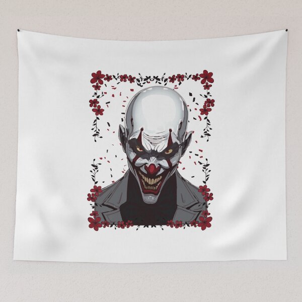 Item preview, Evil Clown in Flowers designed and sold by UNK-Fatigues.