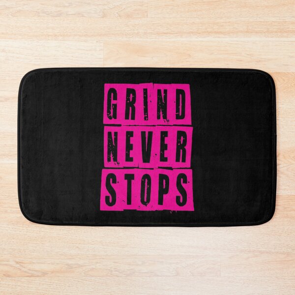 Item preview, Motivational Gym Quote | Grind Never Stops designed and sold by typoinspired.