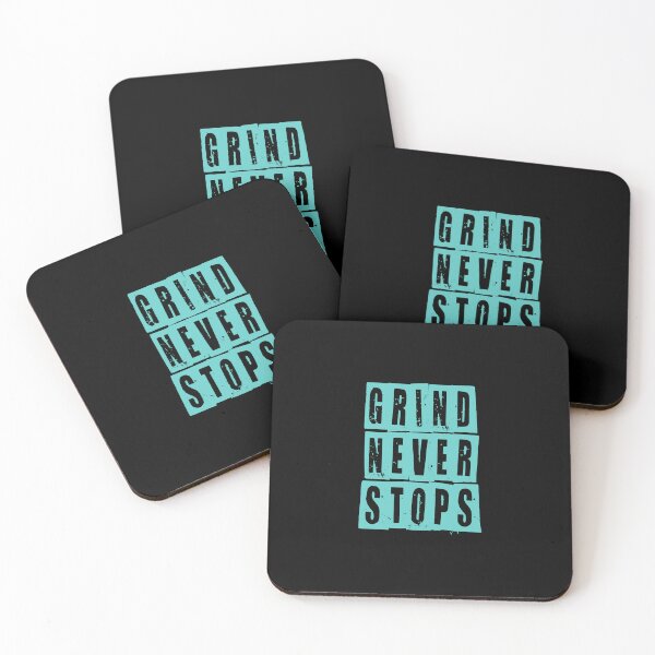 Item preview, Motivational Gym Quote | Grind Never Stops designed and sold by typoinspired.