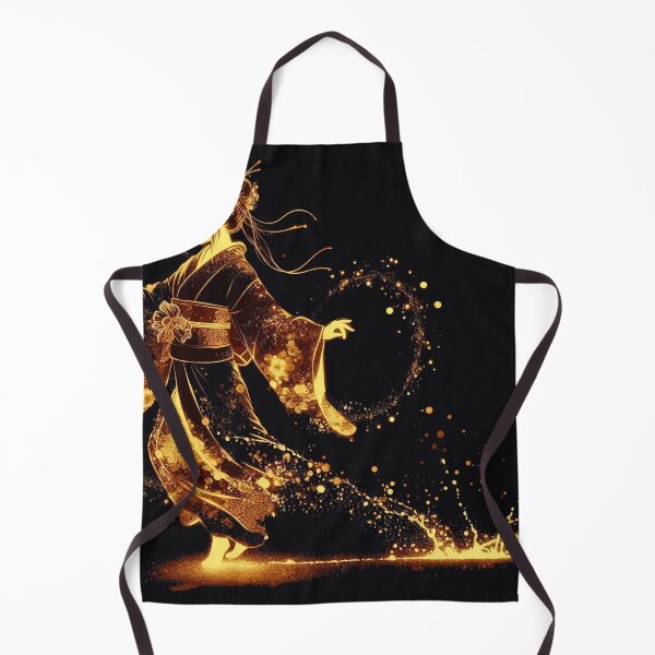 Item preview, Golden Sparkle Kimono Dance designed and sold by zzz888.