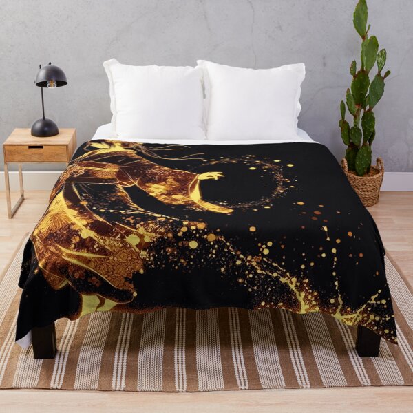 Item preview, Golden Sparkle Kimono Dance designed and sold by zzz888.