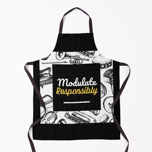 Item preview, Modulate Responsibly Design – Funny Musician Design designed and sold by tompowellmusic.