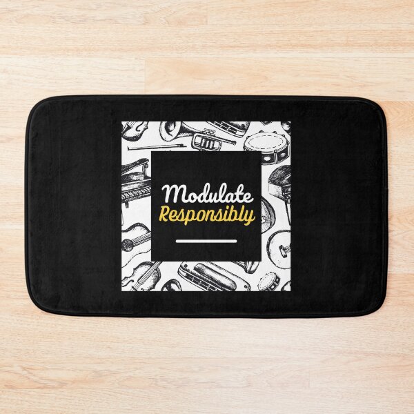 Item preview, Modulate Responsibly Design – Funny Musician Design designed and sold by tompowellmusic.