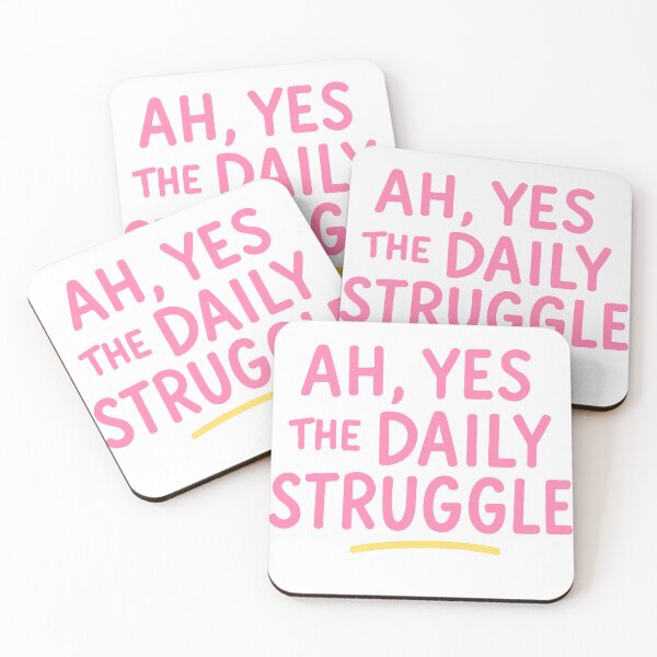 Item preview, The daily struggle in Pink designed and sold by FarieArt.