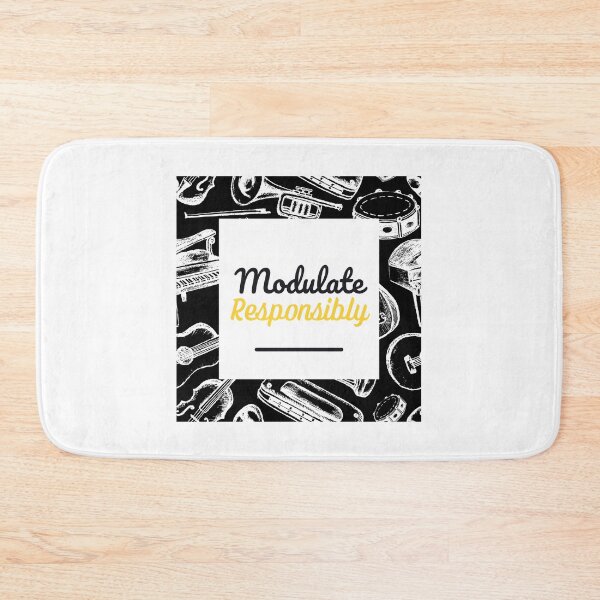 Item preview, Modulate Responsibly Design – Funny Musician Design designed and sold by tompowellmusic.
