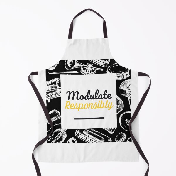 Item preview, Modulate Responsibly Design – Funny Musician Design designed and sold by tompowellmusic.