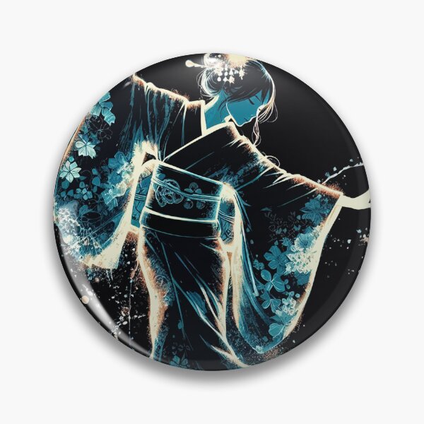 Item preview, Azure Water Kimono Dance designed and sold by zzz888.