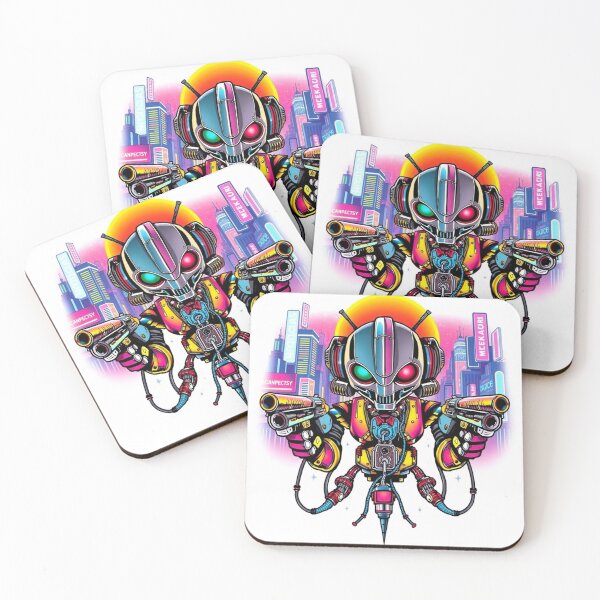 Item preview, Retro 80's style robot warrior cool style designed and sold by Vintage Designs +.