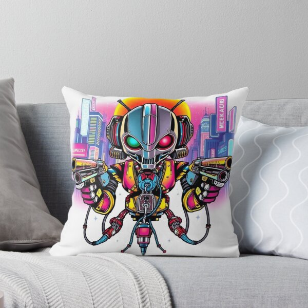 Item preview, Retro 80's style robot warrior cool style designed and sold by Vintage Designs +.