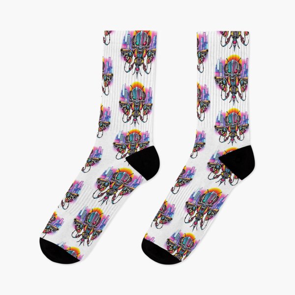 Item preview, Retro 80's style robot warrior cool style designed and sold by Vintage Designs +.