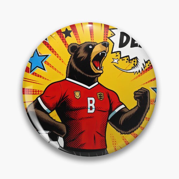 Item preview, football soccer bear judge with a football ,Sports,funny sports ,soccer art,animal playing soccer designed and sold by Expressions-Sel.