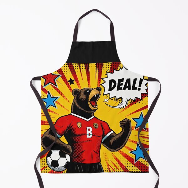 Item preview, football soccer bear judge with a football ,Sports,funny sports ,soccer art,animal playing soccer designed and sold by Expressions-Sel.