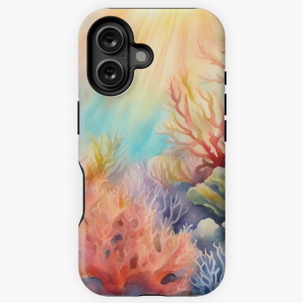 Vista previa del artículo con la obra «Arrecife de coral colorido», diseñado y vendido por BookCovered.