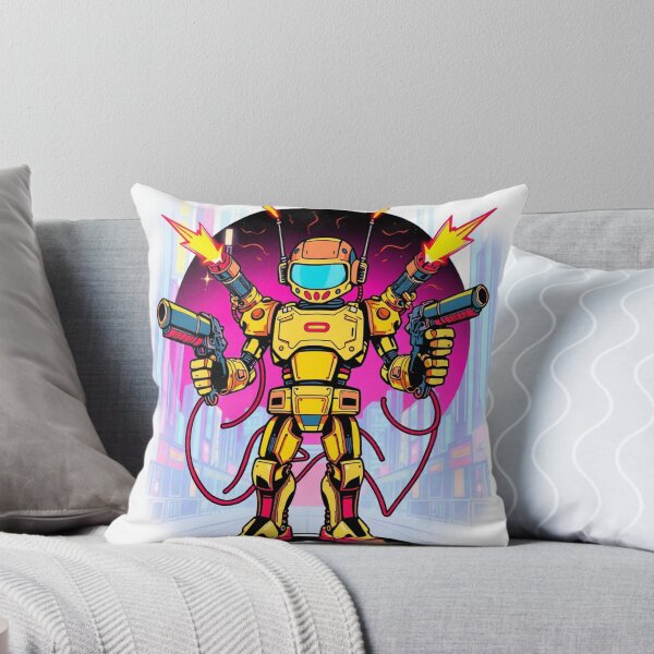 Item preview,  Retro 80's style robot warrior cool style designed and sold by Vintage Designs +.