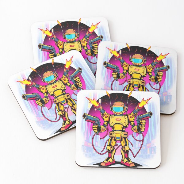 Item preview,  Retro 80's style robot warrior cool style designed and sold by Vintage Designs +.