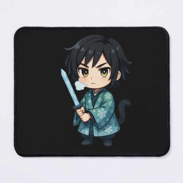 Item preview, Chibi Snow Serpent Boy – Kawaii Anime-Inspired Cat Hoodie Character designed and sold by ColorSplash123.
