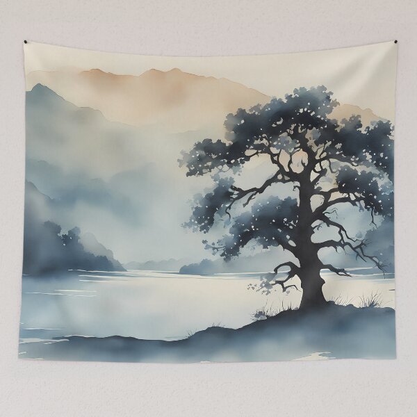 Item preview, Single Silhouette Tree designed and sold by CalmnessbyChoice.