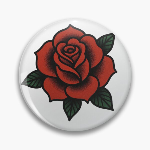 Item preview, Traditional old school red rose designed and sold by Tattoo Illustrations.