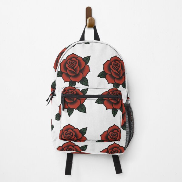 Item preview, Traditional old school red rose designed and sold by Tattoo Illustrations.