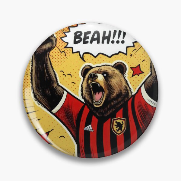 Item preview, football soccer bear fan ,Sports,funny sports ,soccer art,animal playing soccer designed and sold by Expressions-Sel.