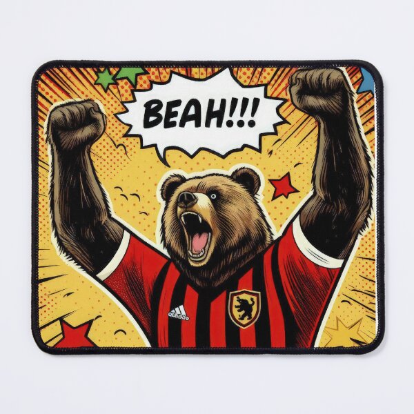 Item preview, football soccer bear fan ,Sports,funny sports ,soccer art,animal playing soccer designed and sold by Expressions-Sel.