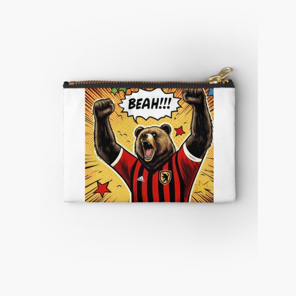 Item preview, football soccer bear fan ,Sports,funny sports ,soccer art,animal playing soccer designed and sold by Expressions-Sel.