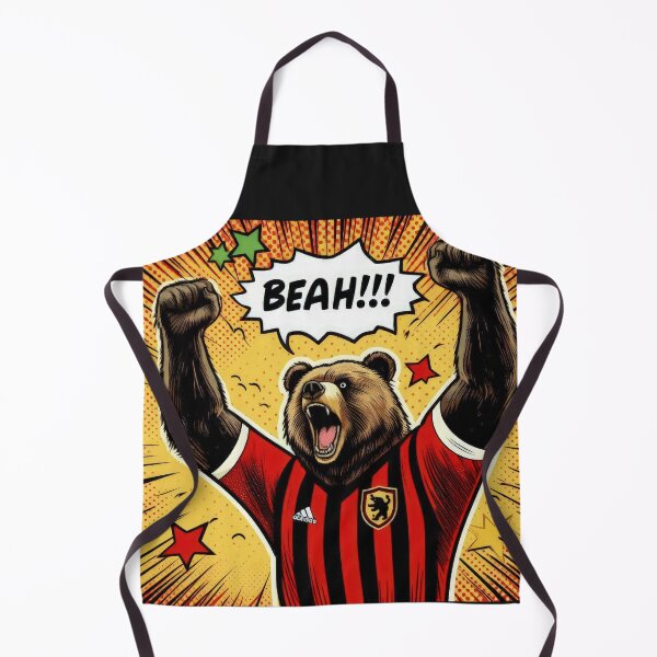 Item preview, football soccer bear fan ,Sports,funny sports ,soccer art,animal playing soccer designed and sold by Expressions-Sel.