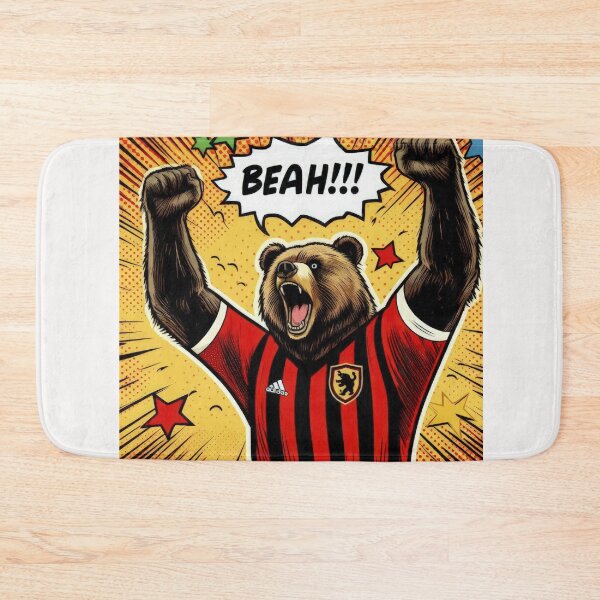 Item preview, football soccer bear fan ,Sports,funny sports ,soccer art,animal playing soccer designed and sold by Expressions-Sel.