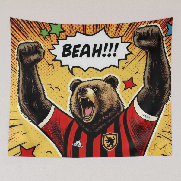 Item preview, football soccer bear fan ,Sports,funny sports ,soccer art,animal playing soccer designed and sold by Expressions-Sel.
