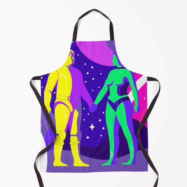 Item preview, Fantasy Neon Vibrant Heroes Colorful Art Sci-Fi Futuristic designed and sold by ART ATTACK ZONE.