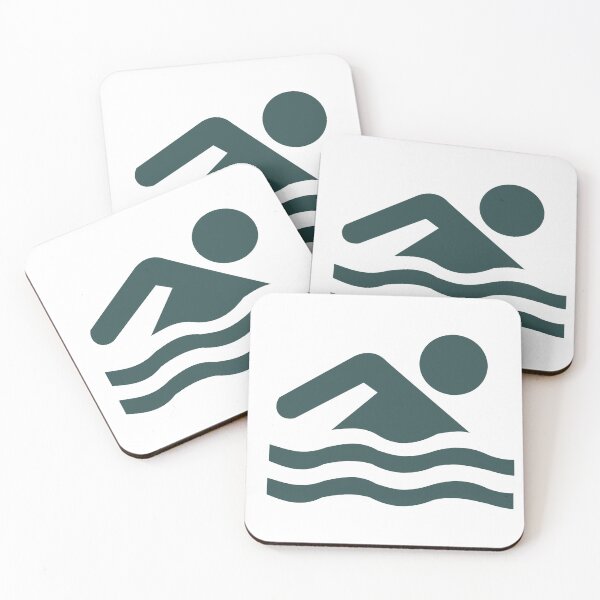 Item preview, Swimming Icon – Minimalist Swim Design designed and sold by matybrak.