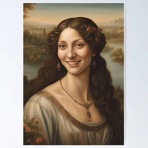 Item preview, Laughing mona lisa designed and sold by whatthefoxsays.
