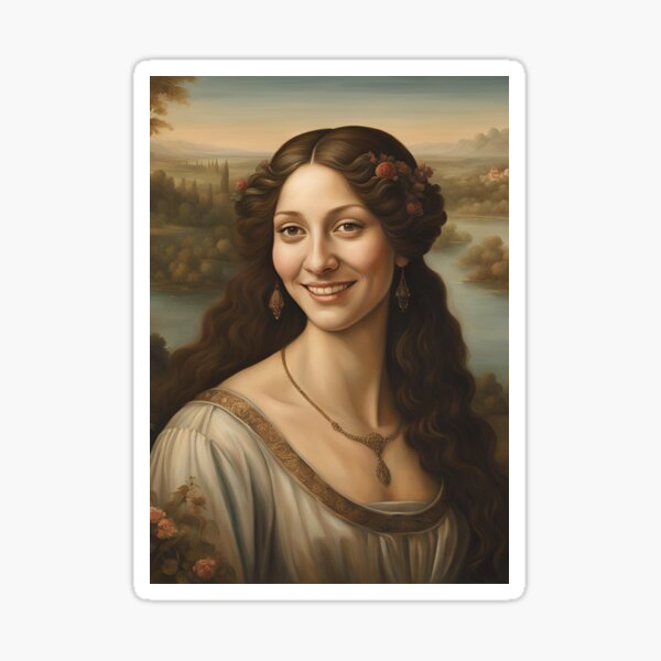 Item preview, Laughing mona lisa designed and sold by whatthefoxsays.
