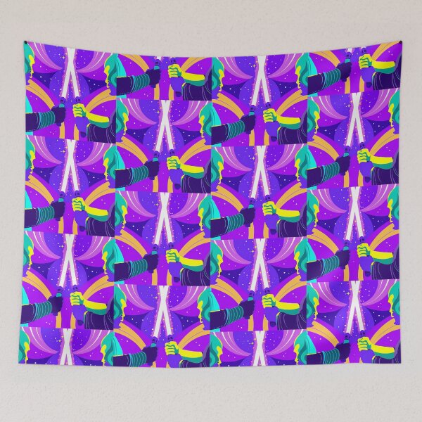 Item preview, Aliens UFO Vibrant Heroes Colorful Art Sci-Fi Futuristic designed and sold by ART ATTACK ZONE.