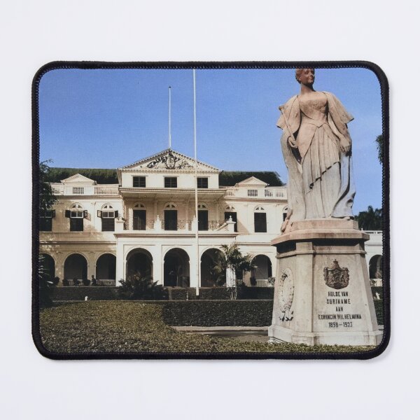 Item preview, Vintage Colorized Presidential Palace of Suriname designed and sold by JerryFrank.