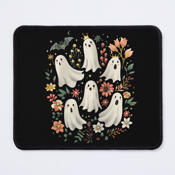 Item preview, Ghosts Floral Boho designed and sold by reddogbuckeye.