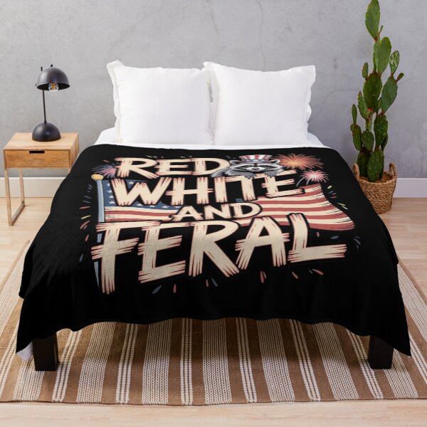 Item preview, Red White And Feral Racoon designed and sold by Redgiant87x.