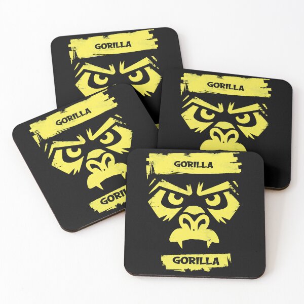 Item preview, Fierce Punk Gorilla Face – Grunge Street Art Style designed and sold by VikArtStudio.
