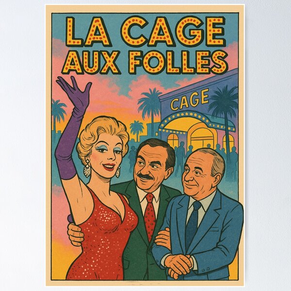 Aperçu de l'œuvre Une cage pleine d'imbéciles, film créée et vendue par Mauswohn.