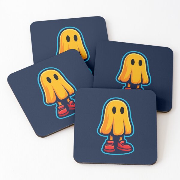 Item preview,  Yellow Ghost with Red Sneakers designed and sold by ARTSYILA.
